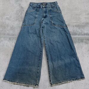 Super rare 90’s skater rave jeans by Menace